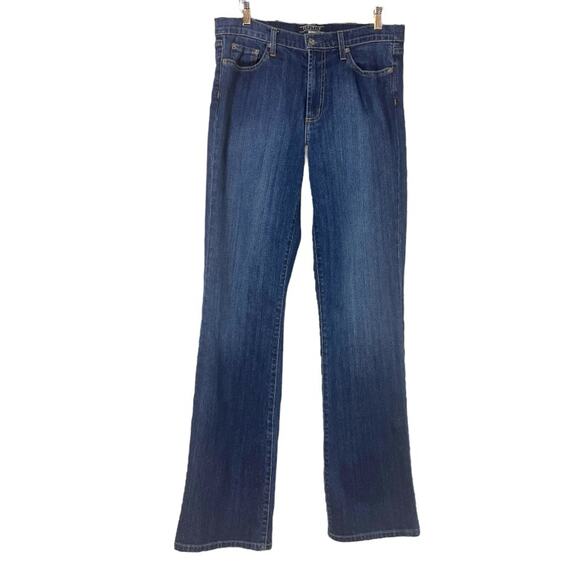 Peruvian Connection Jeans Bootcut Dark Wash 9” Mid Rise Stretch Women’s Size 10 - Picture 1 of 6